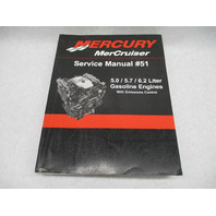 90-879288300 2012 Mercury Mercruiser #51 Service Manual 5.0 5.7 6.2 Gas Engines