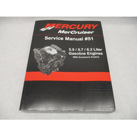 90-879288300 2012 Mercury Mercruiser #51 Service Manual 5.0 5.7 6.2 Gas Engines