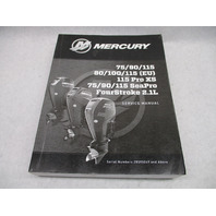 8M0109954 2016 Mercury Outboard Service Repair Manual 75-115 HP 4S 2.1L 115 Pro XS