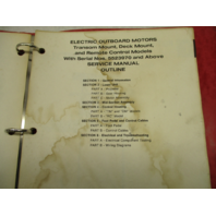 90-90640-3 Mercury Mariner Electric Outboard Service Manual 1984