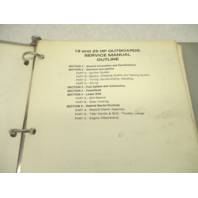 90-92235-1 1984 Mercury Outboard Service Repair Manual 18 & 25 HP