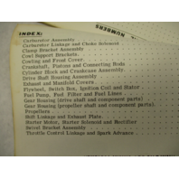 90-90647 1979 Parts Catalog Manual for 1980 Mercury Merc 70 HP 3-CYL  Outboards
