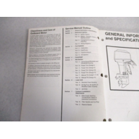 817643R1 1996 Mercury Mariner Outboard Service Repair Manual 50-60 HP 45 Jet