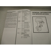 817643R1 1996 Mercury Mariner Outboard Service Repair Manual 50-60 HP 45 Jet