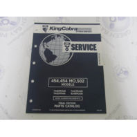 987487 1992 OMC King Cobra Stern Drive Parts Catalog 454 454HO 502