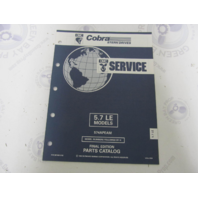 987489 1992 OMC Cobra Stern Drive Parts Catalog 5.7 LE