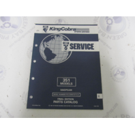 987584 1992 OMC King Cobra Stern Drive Parts Catalog 351