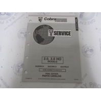 987854 1993 OMC Cobra Stern Drive Parts Catalog 3.0L 3.0 HO