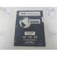 988210 OMC Cobra Stern Drive 4.3L Parts Catalog 1996 Final Edition