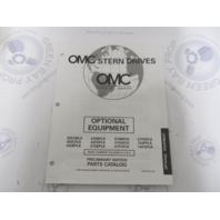988227 OMC Cobra Stern Drive 3.0L-7.4L Optional Equipment Parts Catalog 1997