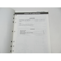 Suzuki Outboard Service Repair Supplementary Manual for 2003 K3 DF25 DF30 4-Stroke