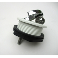 ALC-2-DP TH Marine Anchor White Chrome Handle Lid Lock Latch, Locking