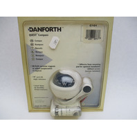 Danforth Quest Marine Compass White 2" Dial Lexan Dome Versatile Mount
