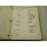 C-90-68647 Vintage Service Repair Manual for Mercury Outboards 1966-1974