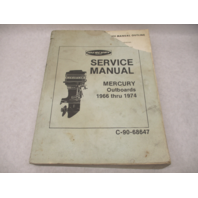 C-90-68647 Vintage Service Repair Manual for Mercury Outboards 1966-1974