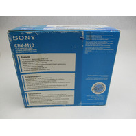 Sony CDX-M10 Marine AM/FM CD, MP3, WMA Receiver with Front-Panel Auxiliary Input