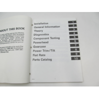 OMC Evinrude Johnson Outboard Service Information Supplement Manual 1998 70FTLEC
