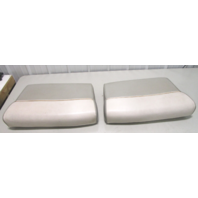 1995 Maxum 1700 SR Runabout 17' Boat Vinyl Rear Stern Seat Cushion Set (2)