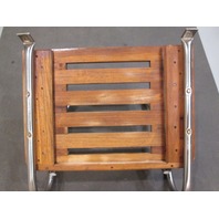 Marine Boat Teak Wood Swim Platform with 1 Step Ladder  22" x 16"