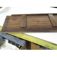 Marine Boat Stern Drive Large Teak Wood Swim Platform Decking  79" X 16"  6.5Ft