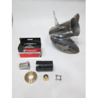 48-898998A46 Fits Mercury Enertia Stainless Prop 14X19P RH W/835257K1 Hub Kit