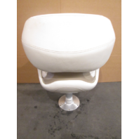 2005 Glastron GS 219 Boat Bolstered Captains Seat White Tan