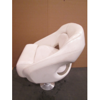 2005 Glastron GS 219 Boat Bolstered Captains Seat White Tan