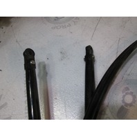 1980's OMC /Evinrude/Johnson Boat Remote Control Box 8 Pin Red With 11' Cables