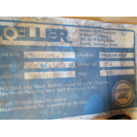 Plastic Marine Boat Gas Tank Fuel Cell 30 Gallon 49.5" x 25" x 8.5"