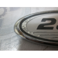 Sea Ray Boat Oval 230 Model Emblem Plaque Set Plastic 4" Long