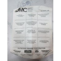 396354 0396354 OMC Evinrude Johnson Lower Unit Gear Housing Seal Kit 80-140HP