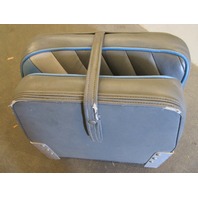 Marine Boat Folding Grey Blue Seat Chair & Adjustable Height Pedestal