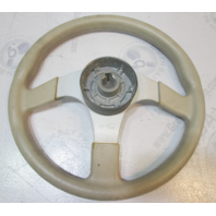2005 Glastron GS 219 DINO Tan 3 Spoke Marine Boat Steering Wheel  13.5"