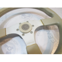 2005 Glastron GS 219 DINO Tan 3 Spoke Marine Boat Steering Wheel  13.5"