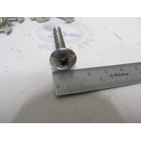 Lot of 20 1/4-20 x 1-3/4" Stainless Steel Phillips Head Truss Machine Screws