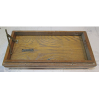 1984 Sea Sprite Continental Boat Teak  Wood Glove Box Storage Compartment Cover