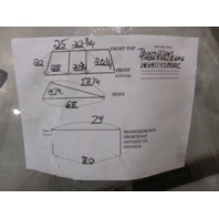 1986 Thompson 185 I/O Boat Windshield Walk Through
