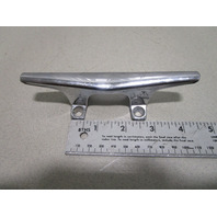 6" Hollow Base Boat Cleat Rope Tie Down Chrome (Set of 4)