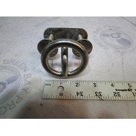 USED Stainless Steel Marine Boat Ski Tow Rope Hook Eye 2 1/2" Diameter