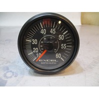 SE9723A WellCraft Excel Faria Marine 10-60 MPH Speedometer Black Bezel Gauge