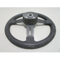 Teleflex Marine 12 3/4" Black Boat Steering Wheel 3 Spokes 3/4" Shaft