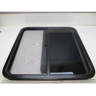 30" X 30" Hehr Sliding Window Tinted W/ Black Frame