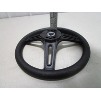 1988 Glastron X-16 Boat Black Plastic 13" 3 Spoke Steering Wheel 3/4" Shaft