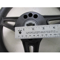 1988 Glastron X-16 Boat Black Plastic 13" 3 Spoke Steering Wheel 3/4" Shaft