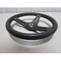 1988 Glastron X-16 Boat Black Plastic 13" 3 Spoke Steering Wheel 3/4" Shaft