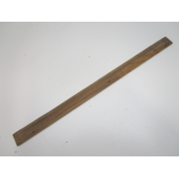 Vintage Marine Boat Teak Wood Step Pad Trim Insert 24 1/4" x 1 1/2" x 1/4"