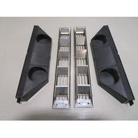 1988 Sea Sprite Boat Attwood Blower Vent Set Chrome Plastic 17.5" x 2.75" x 4.5"