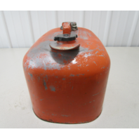 OMC Evinrude Johnson Outboard 6 Gallon Remote Red Metal Gas Tank Fuel Can