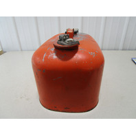 OMC Evinrude Johnson Outboard 6 Gallon Remote Red Metal Gas Tank Fuel Can