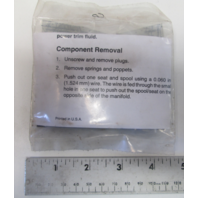 827671A1 Pilot Check Kit for 25-50 HP Mercury Mariner Force Outboard Power Trim